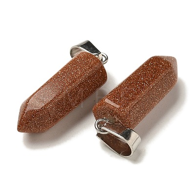 Synthetic Goldstone Pendants G-Z067-07P-21-1