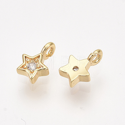 Brass Charms KK-T038-554G-NF-1