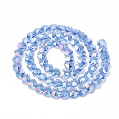 Electroplate Glass Beads EGLA-Q091-14mm-A11-1