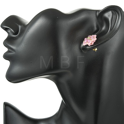 Natural Malaysia Jade Stud Earrings EJEW-MZ00742-1