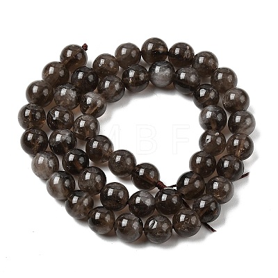 Natural Smoky Quartz Beads Strands G-B167-A09-8mm-1