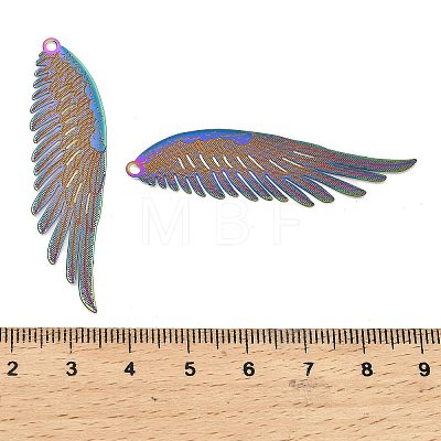 304 Stainless Steel Big Pendants STAS-I329-06RC-1