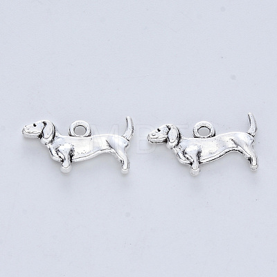 Tibetan Style Alloy Pendants TIBE-R316-071AS-RS-1