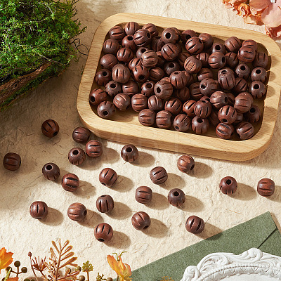 Wood European Beads WOOD-TA0003-10D-1