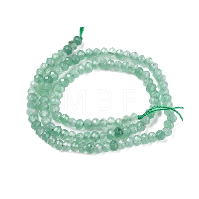 Dyed Natural Malaysia Jade Rondelle Beads Strands X-G-E316-2x4mm-40-1