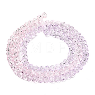 Transparent Painted Glass Beads Strands LS-DGLA-A034-T3mm-A05-1