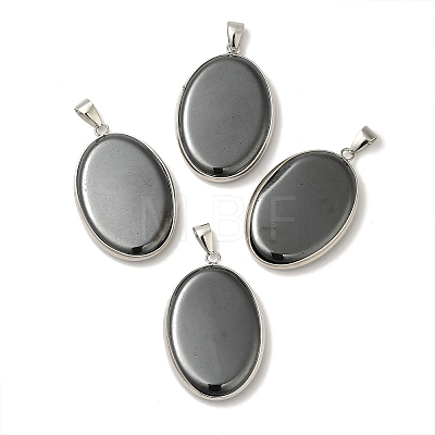 Synthetic Non-magnetic Hematite Pendants G-M415-01P-03-1