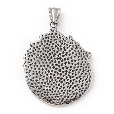 304 Stainless Steel Pendants STAS-A083-12AS-1