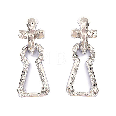 Zinc Alloy Dangle Earrings for Women WG73244-02-1
