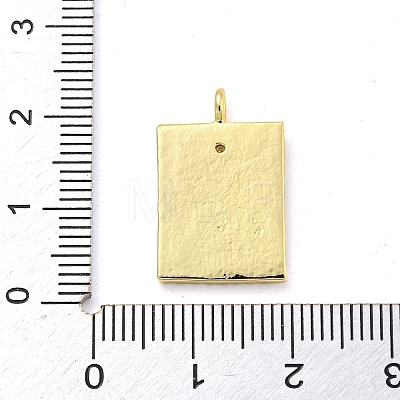 Brass Micro Pave Clear Cubic Zirconia Pendants FIND-Z044-06B-1