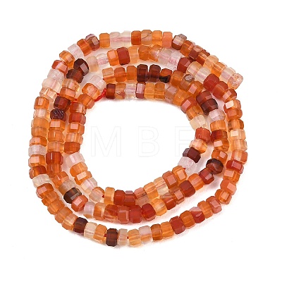 Natural Agate Beads Strands G-G345-C33-2x4mm-1