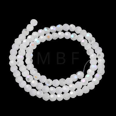 Imitation Jade Glass Beads Strands EGLA-A035-J4mm-L05-1