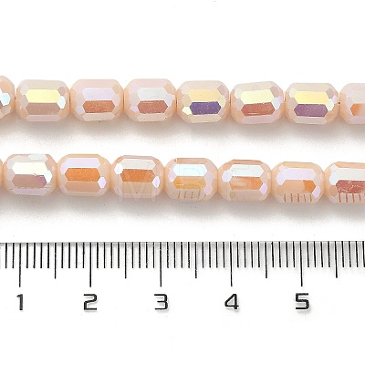 Electroplate Glass Beads Strands EGLA-D030-06B-1