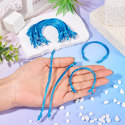 20Pcs Adjustable Korean Waxed Polyester Cord Bracelet Making BJEW-TAC0051-10-1