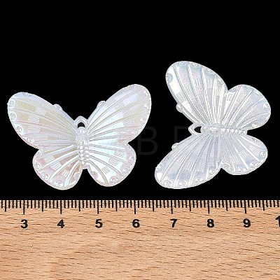 Acrylic Imitation Shell Pendants OACR-P039-05A-1