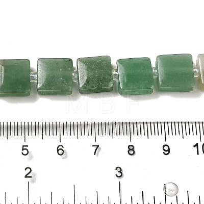 Natural Green Aventurine Beads Strands G-L596-A08-A01-1