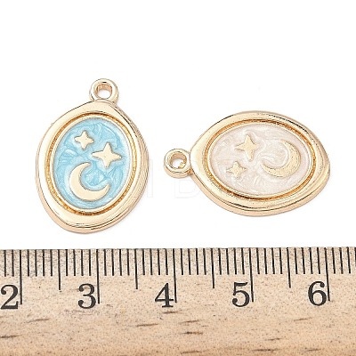 Alloy Enamel Pendants FIND-H058-01B-KCG-1