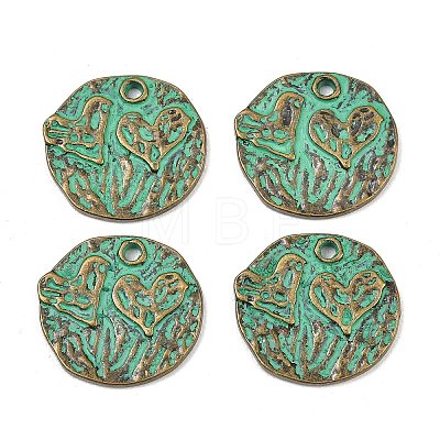 Tibetan Style Alloy Pendants FIND-I073-01B-1