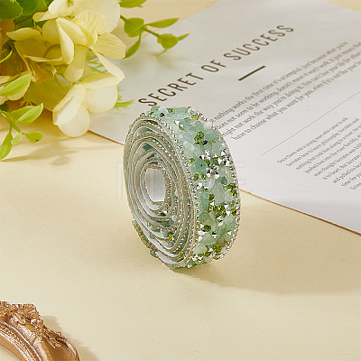 Resin Rhinestone Crystals Beaded Trim DIY-WH20050-05B-1