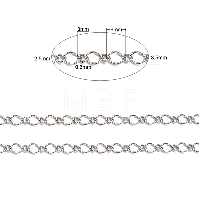 Iron Handmade Chains Figaro Chains Mother-Son Chains CHSM021Y-N-1