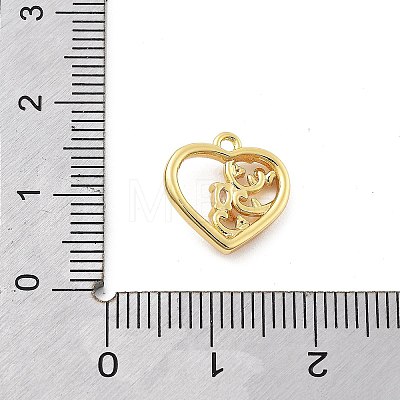 Brass Micro Pave Cubic Zirconia Pendants LS-KK-H511-01G-04-1