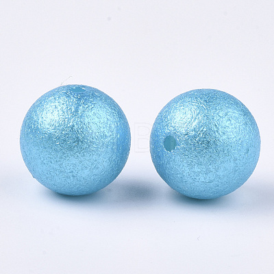 Acrylic Imitation Pearl Beads OACR-T013-01A-01-1