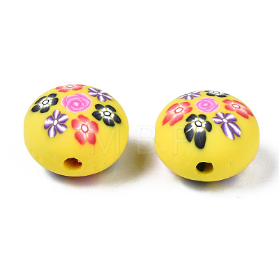 Handmade Polymer Clay Beads CLAY-N008-026G-1