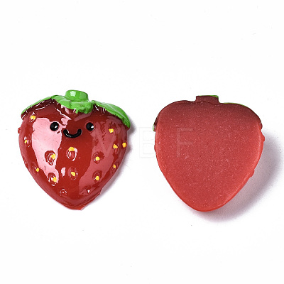 Spray Painted Resin Cabochons CRES-Q215-012-1