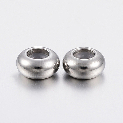 202 Stainless Steel Beads X-STAS-F148-6mm-07P-1