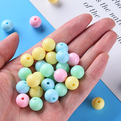 Opaque Acrylic Beads MACR-S370-C12mm-M1-1