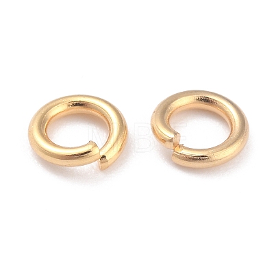 Rack Plating Brass Open Jump Rings X-KK-O139-18N-G-1