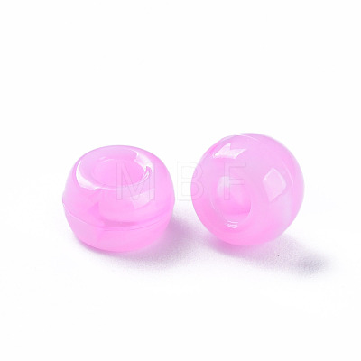 Acrylic European Beads MACR-S375-002B-03-1