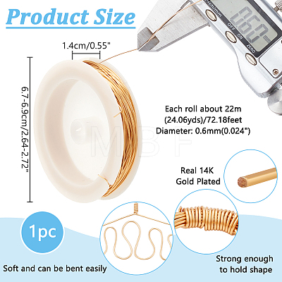 Copper Jewelry Wire CWIR-NB0001-02G-1