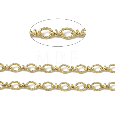 Brass Oval & Knot Link Chains CHC-P010-13G-1