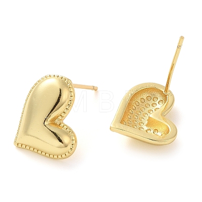 Rack Plating Brass Stud Earring EJEW-C079-13G-1