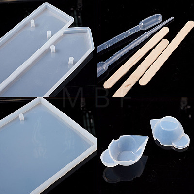 DIY Doorplate Silicone Mold Kits DIY-TA0008-32-1