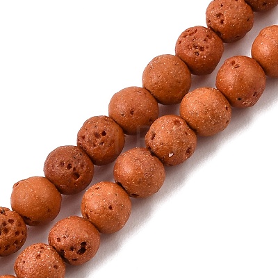 Dyed Synthetic Lava Rock Beads Strands GG-CBAAE19-06A-01-1