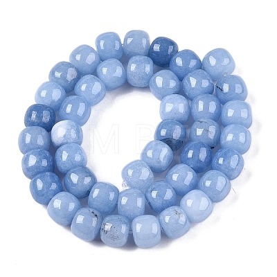 Dyed Natural White Jade Beads Strands G-T138-S12-1