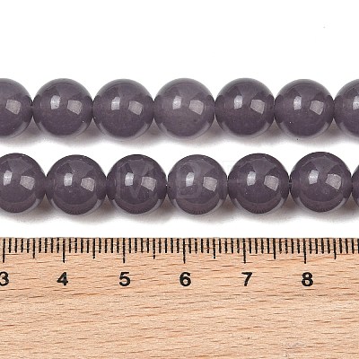 Natural Dyed White Jade Beads Strands GG-CBAEB22-B01-10mm-03-1