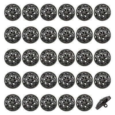 Alloy Shank Buttons FIND-WH0199-427B-1
