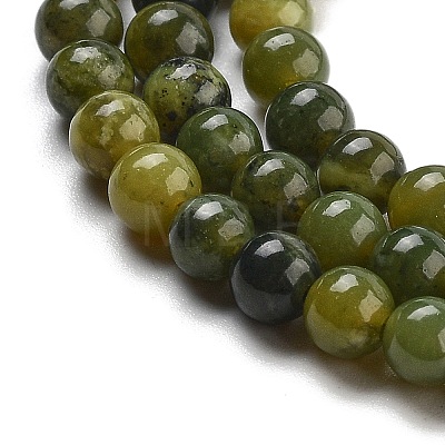 Natural Canada Jade Beads Strands G-NH0029-02B-1