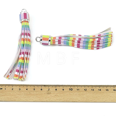 PU Leather Tassel Pendant Decorations FIND-K027-01P-01-1
