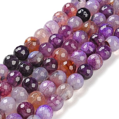 Natural Agate Beads Strands G-M437-C01-01O-1