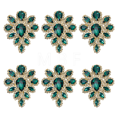 Teardrop Shape Hotfix Rhinestone DIY-FG0010-13B-1