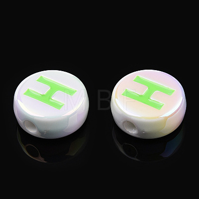 UV Plating Enamel Acrylic Beads PACR-N015-01C-1