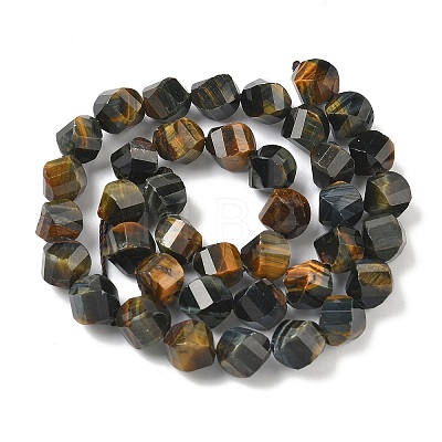 Natural Tiger Eye Beads Strands G-C267-B14-1