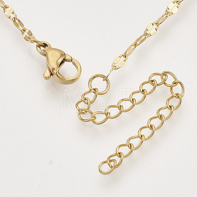 Brass Cable Chains Necklaces X-KK-T048-037G-NF-1