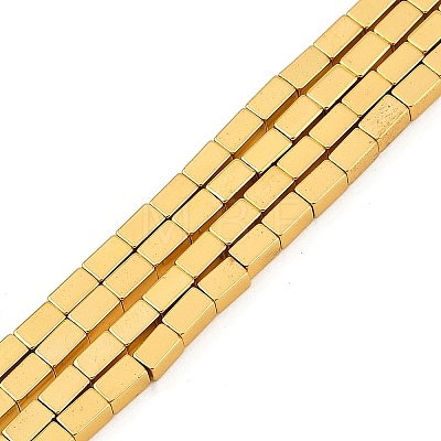 Electroplated Synthetic Non-magnetic Hematite Beads Strands G-C156-01G-1