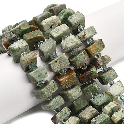 Natural Green Opal Beads Strands G-L642-H03-01-1