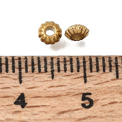 304 Stainless Steel Beads STAS-L315-063F-G-1